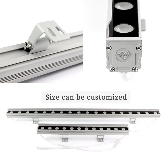 Aluminum Profile 36W RGB RGBW Building Tube Wall Washer Light  Facad Led light