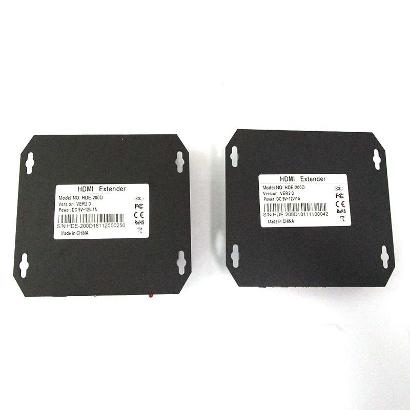  HDE-200D HDMI RS232 ИК H.264 сетевой передатчик видео расширитель 200 м