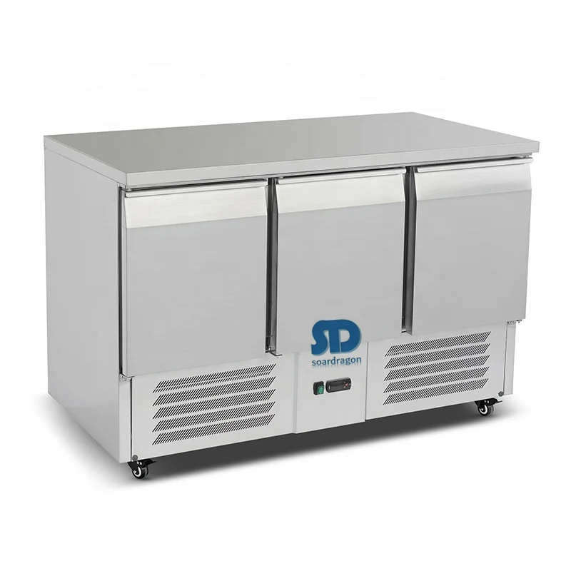 Soardragon Salad Prep Refrigeration Working Counter Buffet Salad Refrigerator with drawers