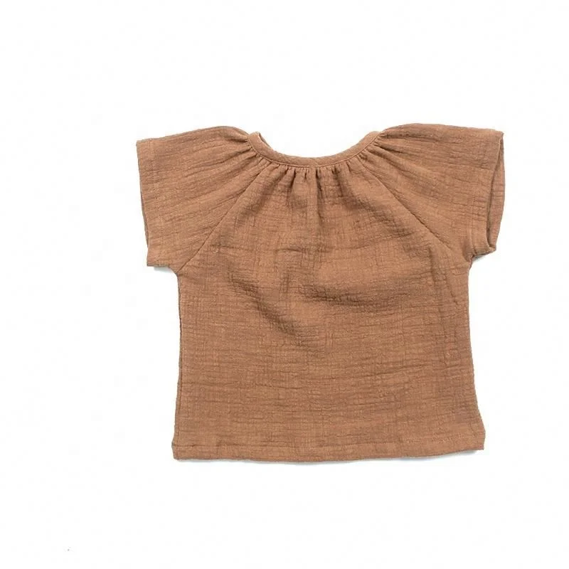 
Trendy Sale Girl Style Blouse Boutique Kids Casual Wear Clothing Button Design Shirt 