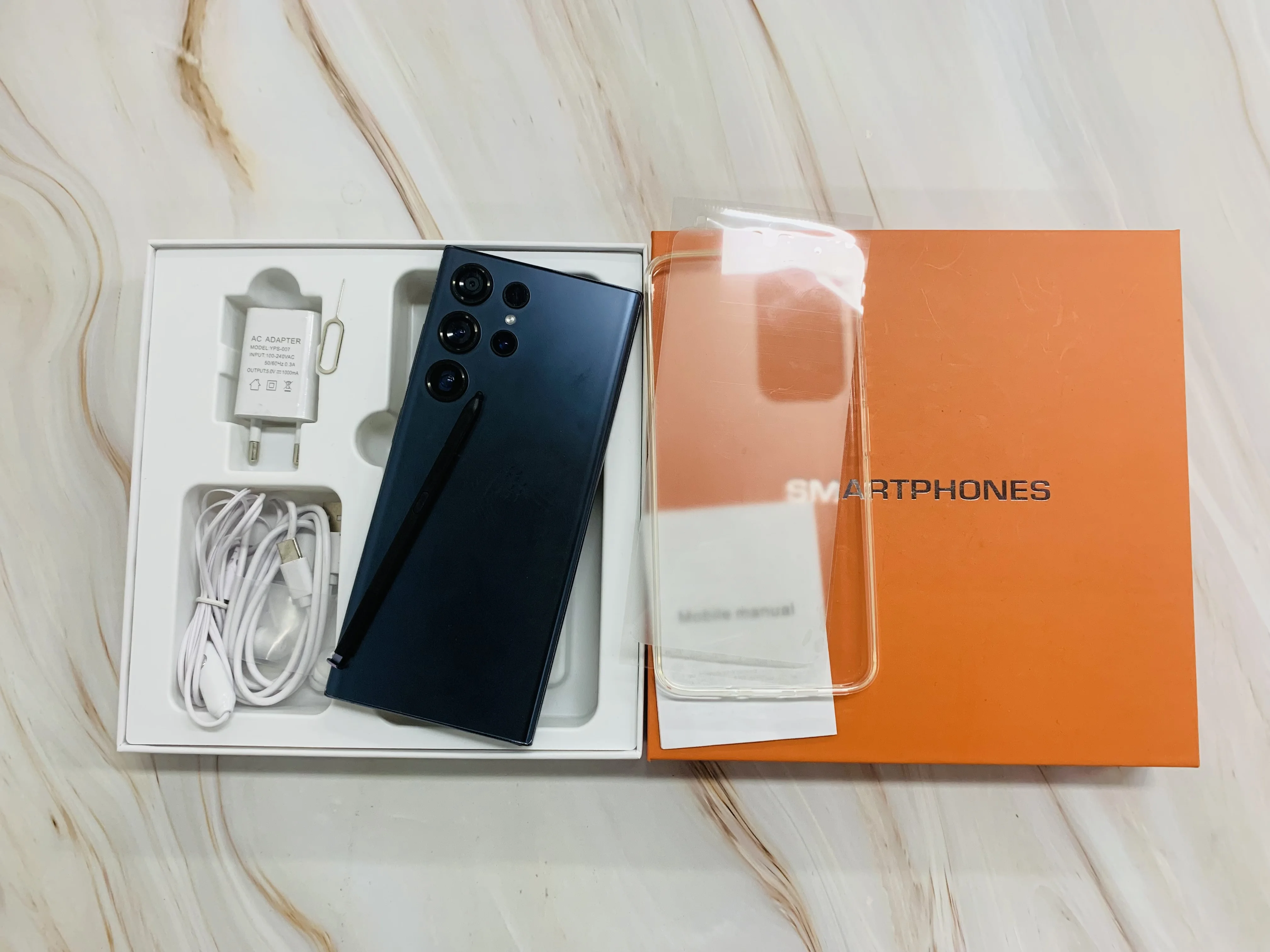 Оригинальный смартфон S23 Ultra 6 8 дюймов телефон большой аккумулятор S-Pen 4G WIFI android S24 мобильный