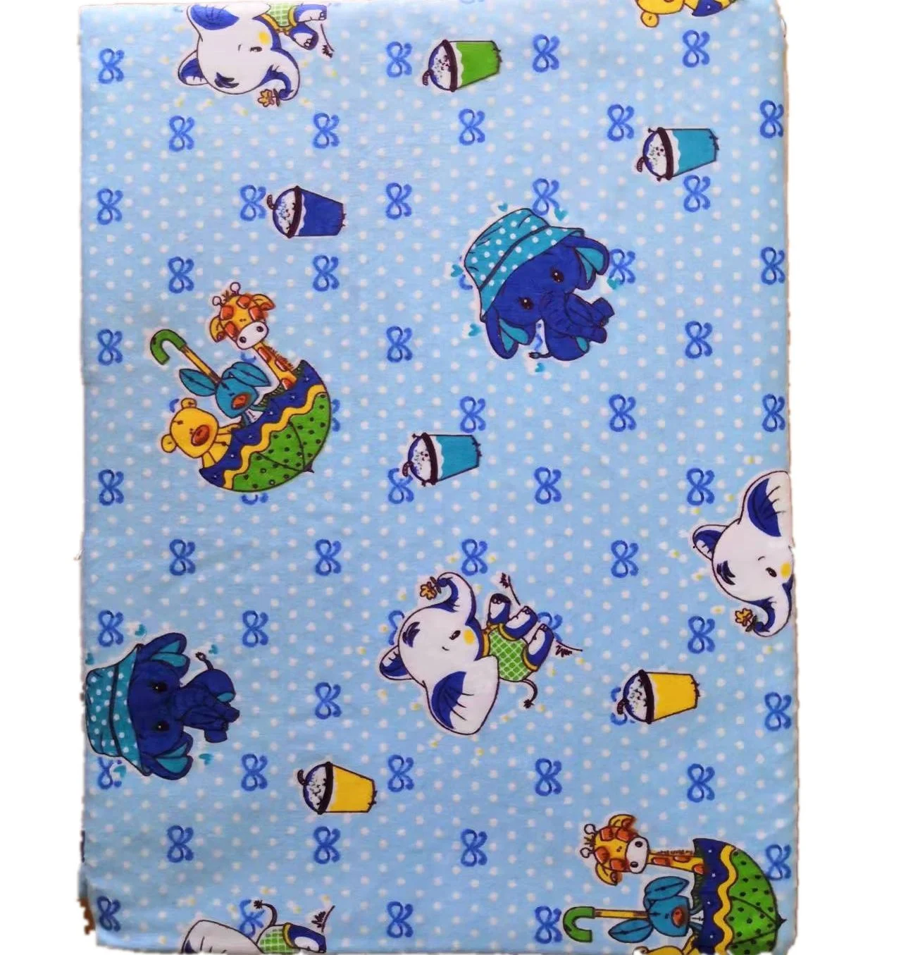 Wholesale Lovely Flannel printing baby bed sheet Newborn Baby Blanket