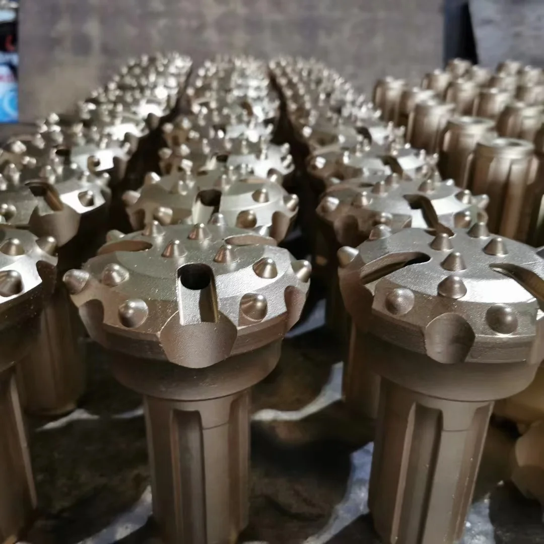 DTH Drilling Rig Tools for Low Pressure Rock Button Bits DTH Hammer Bit