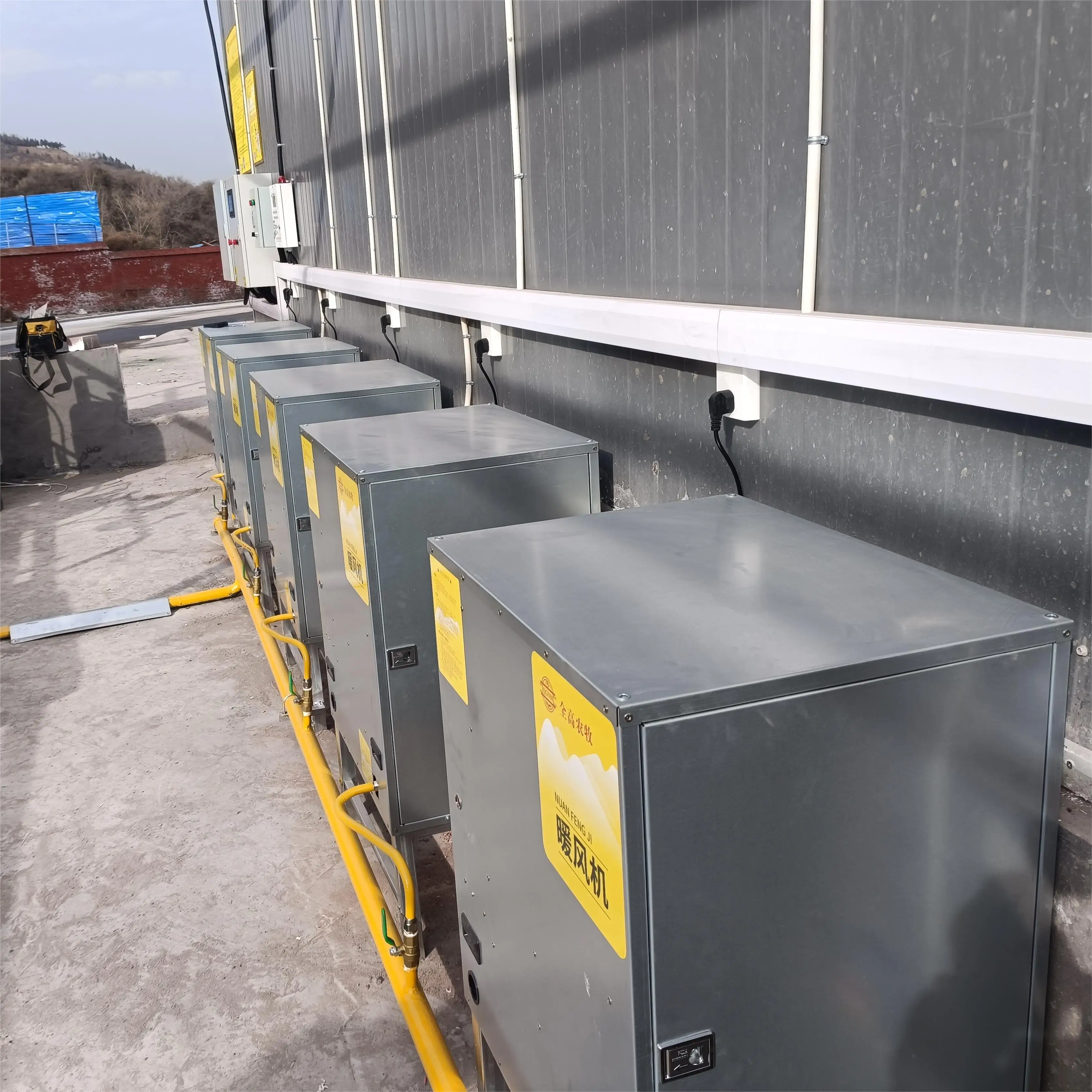 Quality 55kW 70kW Breeding Heating Gas Space Heater for Chick and Farm Climate Control