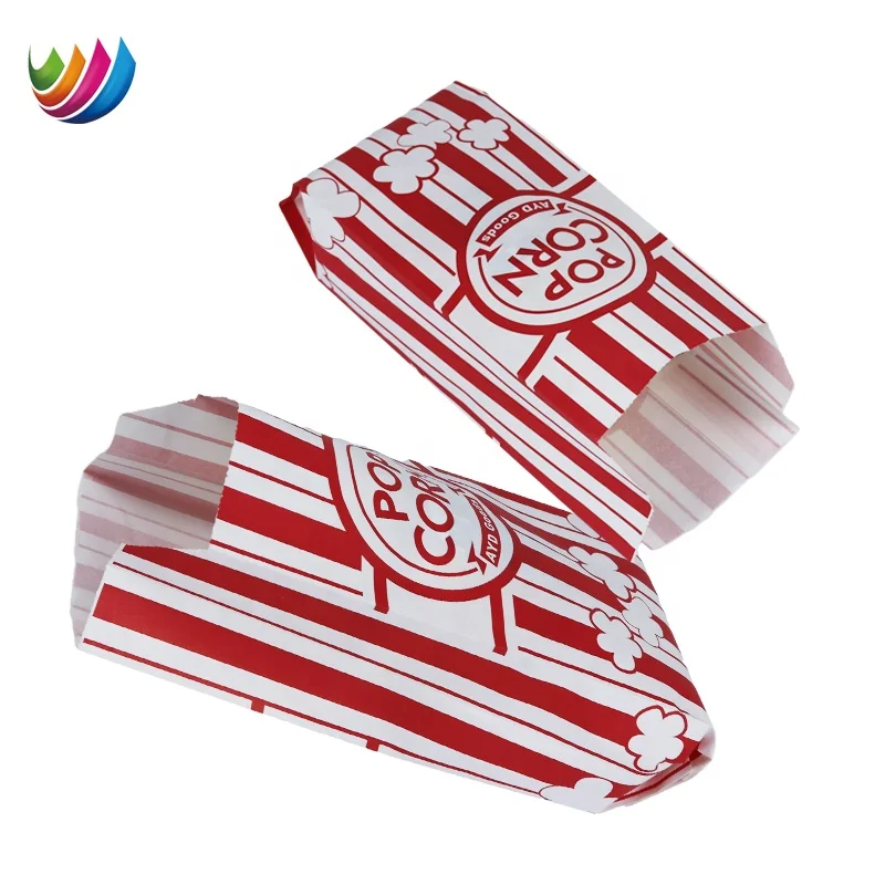 In Stock Recyclable snaks food chips pop corn microwave paper popcorn bags