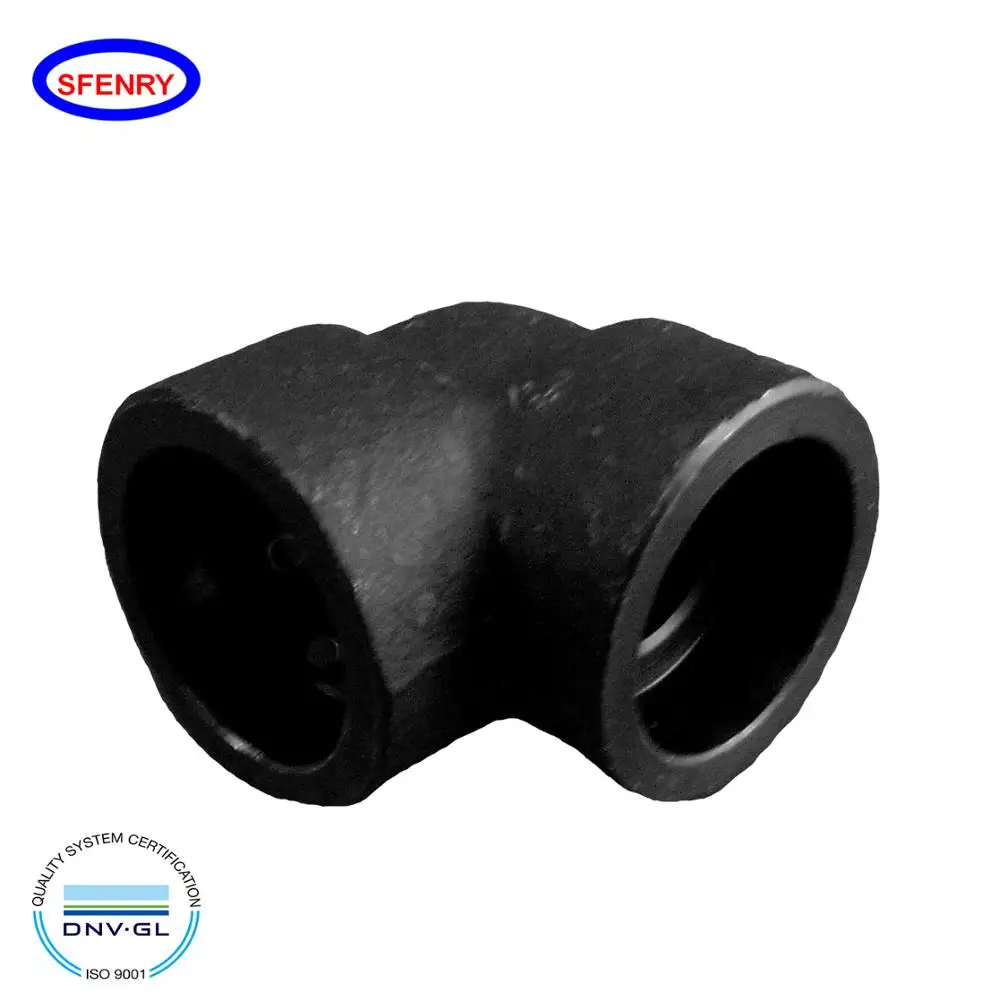 Sfenry Forged A105 Carbon Steel DN25 DN50 DN100 90 Degree Elbow WELDING