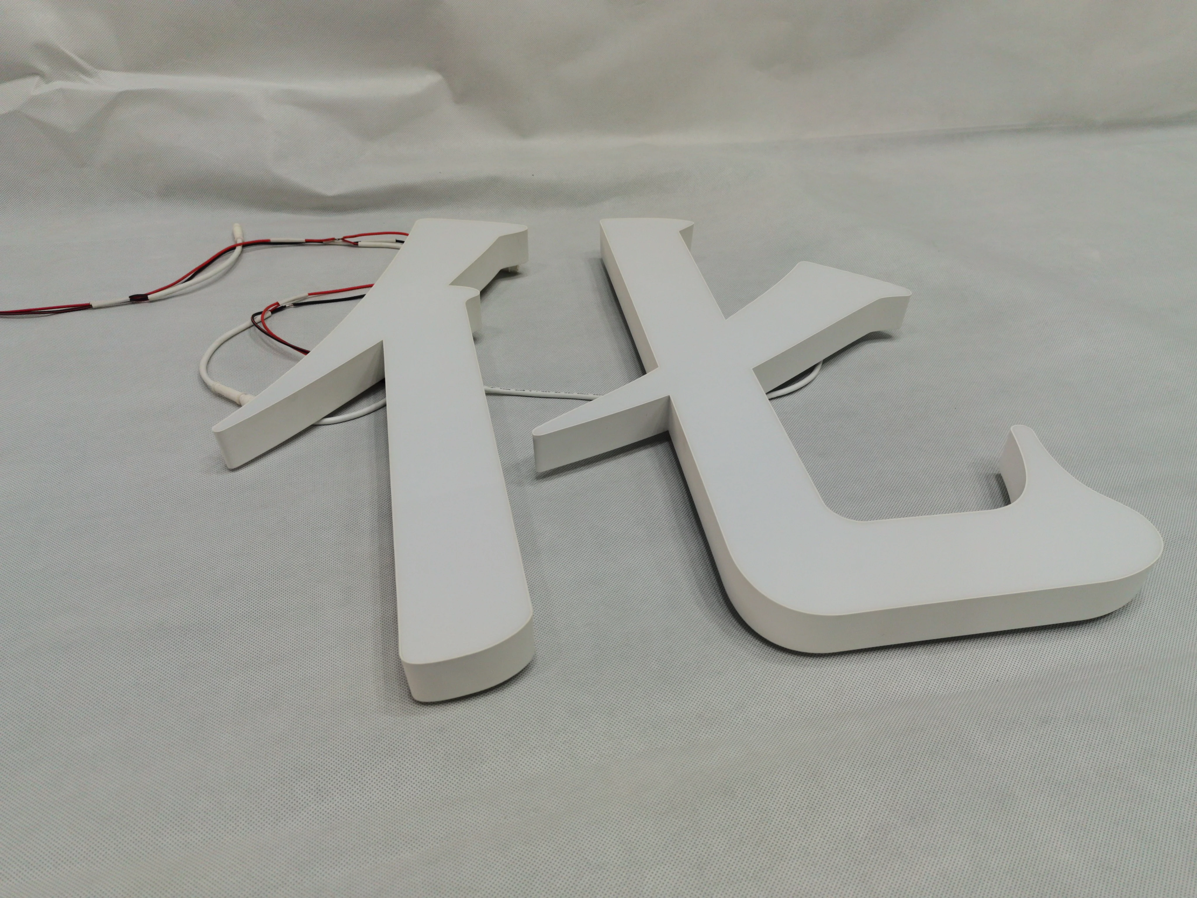 advertising led box display transparent acrylic letter beads