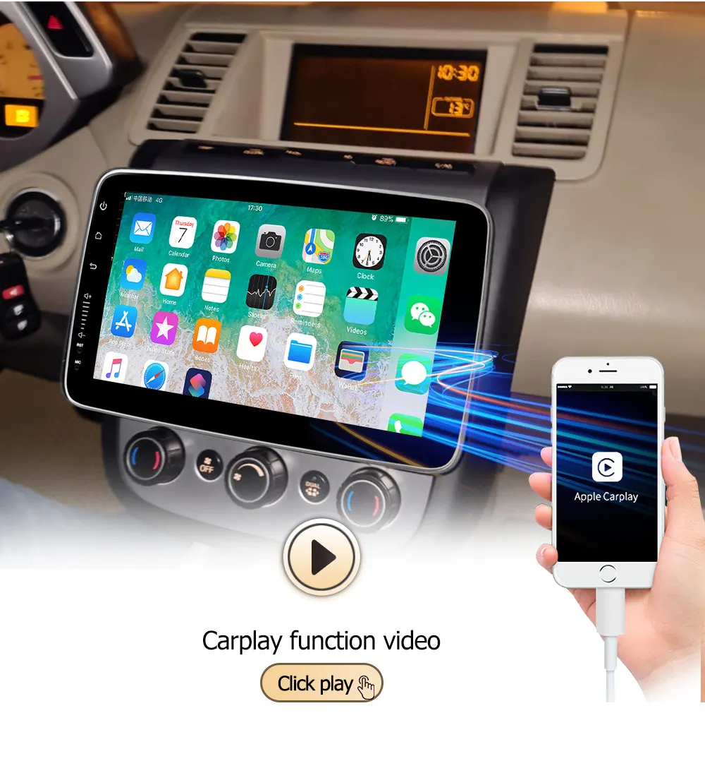 10.1inch Car Radio Stereo Autoradio Support 360 Degree Screen Rotating Gps Navigation Auto Electronnics Dvd Player Android Para