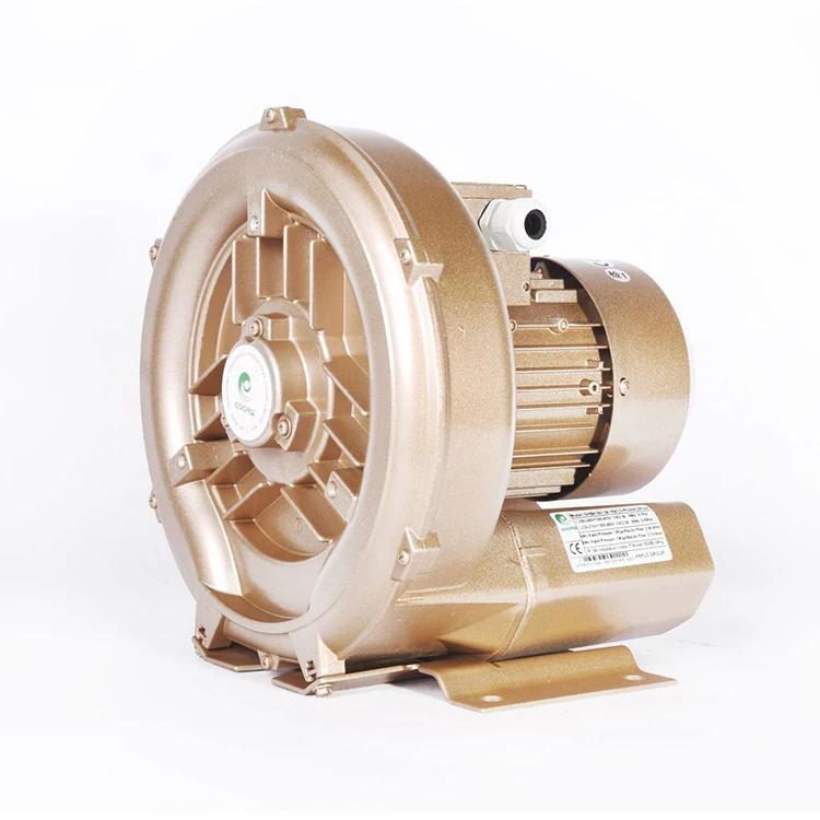 1hp 0.7kw high airflow high pressure ring air blower for biofloc