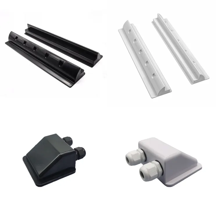 HF Anti-UV Solar Panel Junction Box white Abs Solar RV Roof Panel Cable ABS Entry Bracket