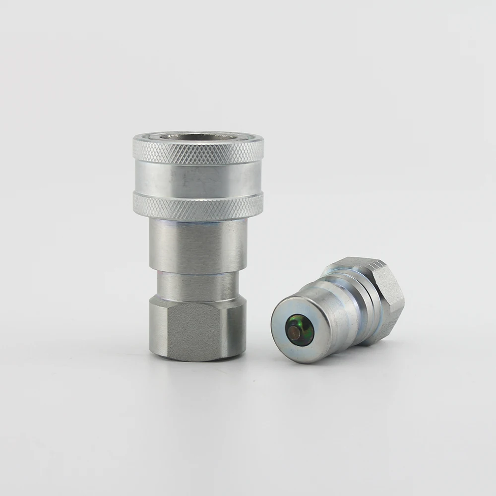 Solid Steel Quick Connect Couplings For Hydraulic Equipment