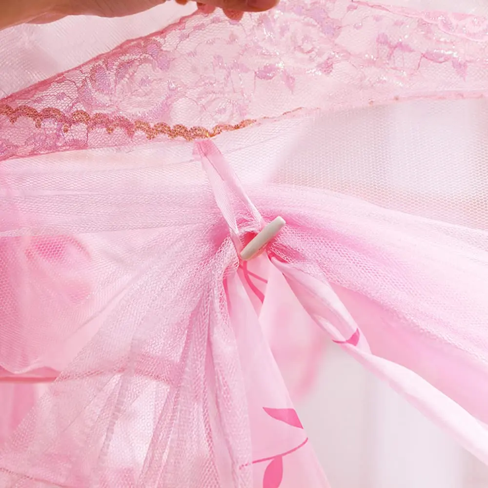 Valuable Bed Canopy Curtains Mosquito Net Tent for Bed with Canopy Frame Mosquito Netting with Net Bottom