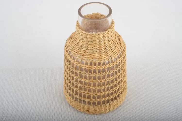 
New Collection Natural straw seagrass wicker rattan DECOR VASES 