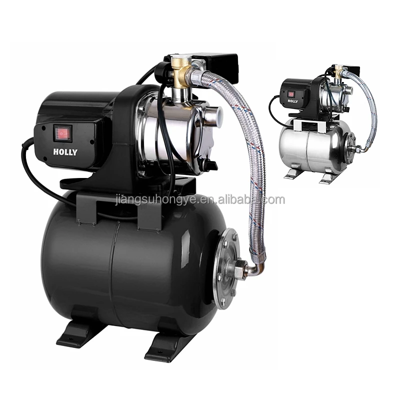 600W 800W 1000W 1200W Automatic Domestic Garden Water Pump with 19 Liter Pressurize Water Tank 0.8-1-1.25-1.6 HP Booster Station