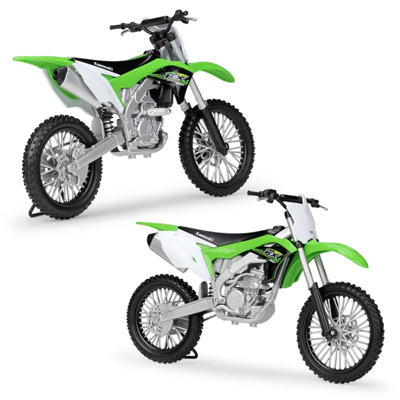 Модель мотоцикла Welly в масштабе 1/10 Kawasaki 2017 KX 250F мотоциклы для внедорожников коллекционные модели мотоциклов