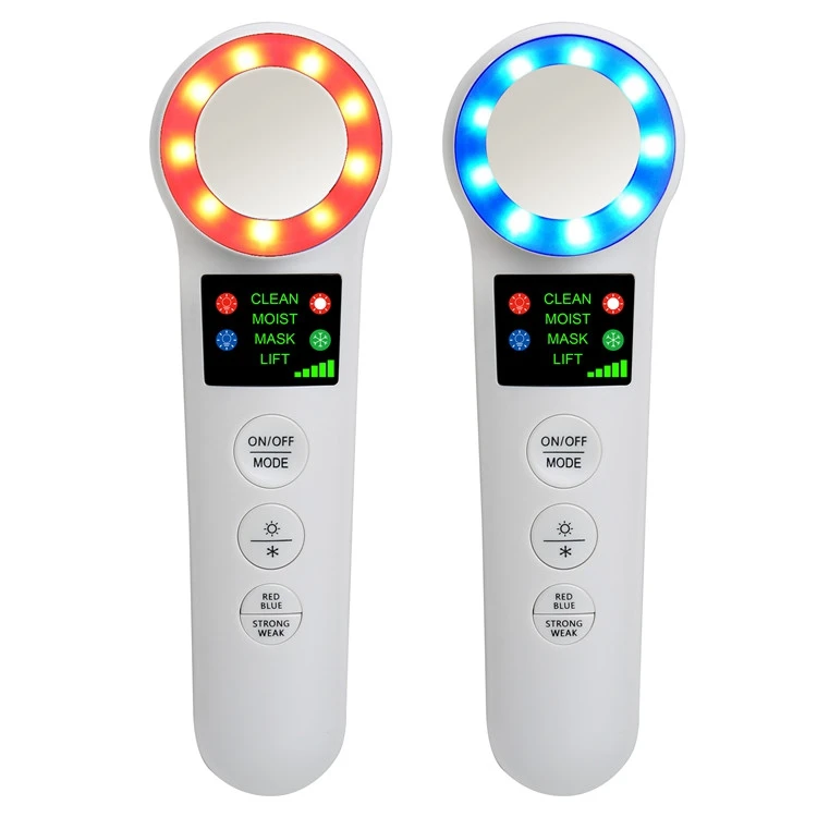 2022 new technology beauty cosmetics portable photon therapy massage facial tool high quality