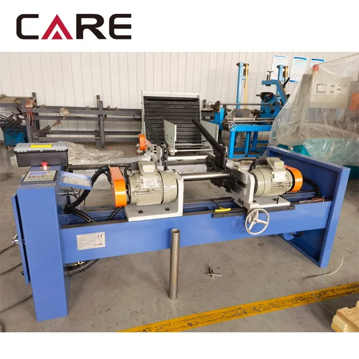 Automatic pneumatic control double end chamfering machine bolt chamfering machine