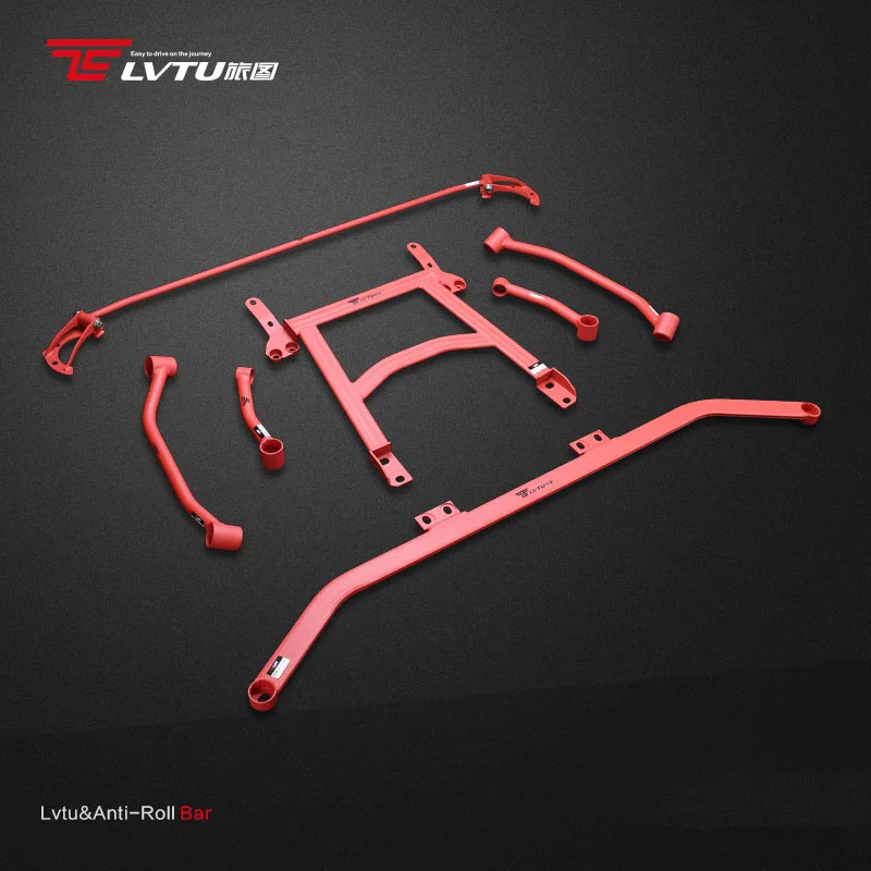 LVTU Factory Price Safety Bar Strut Tower Brace Kits Front Strut Bar for AUDI A3 2014-2019 Auto Cars Racing Cars