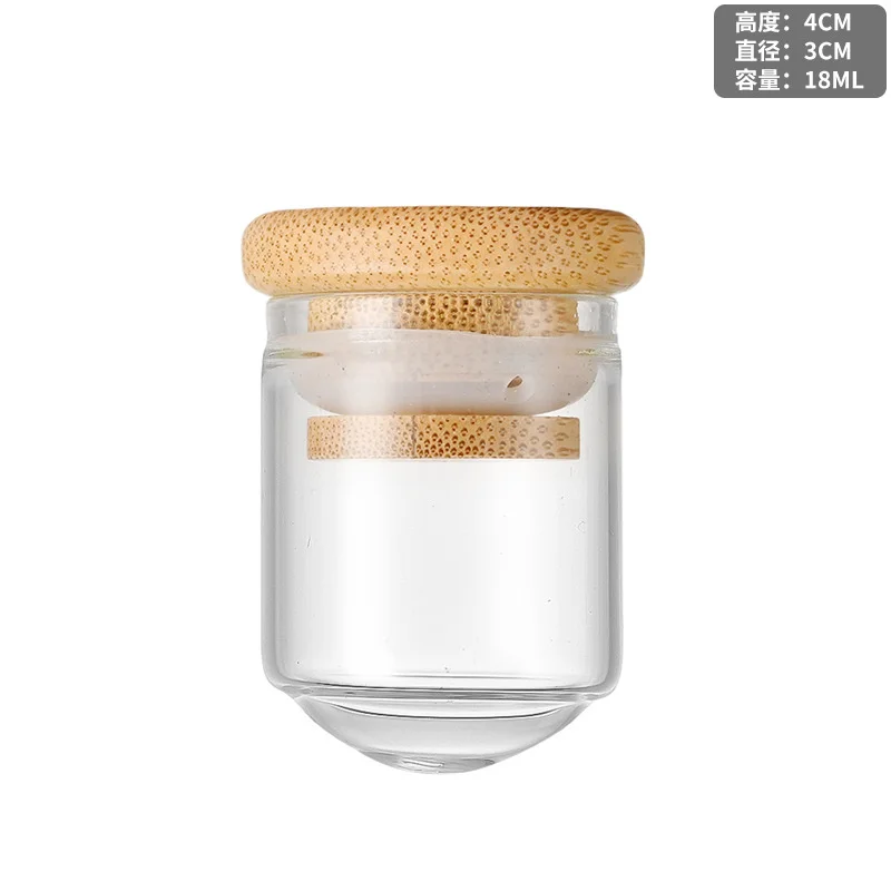 Borosilicate Empty Portable Food-grade Empty Vial Candy Honey Glass Test Tube With Cork