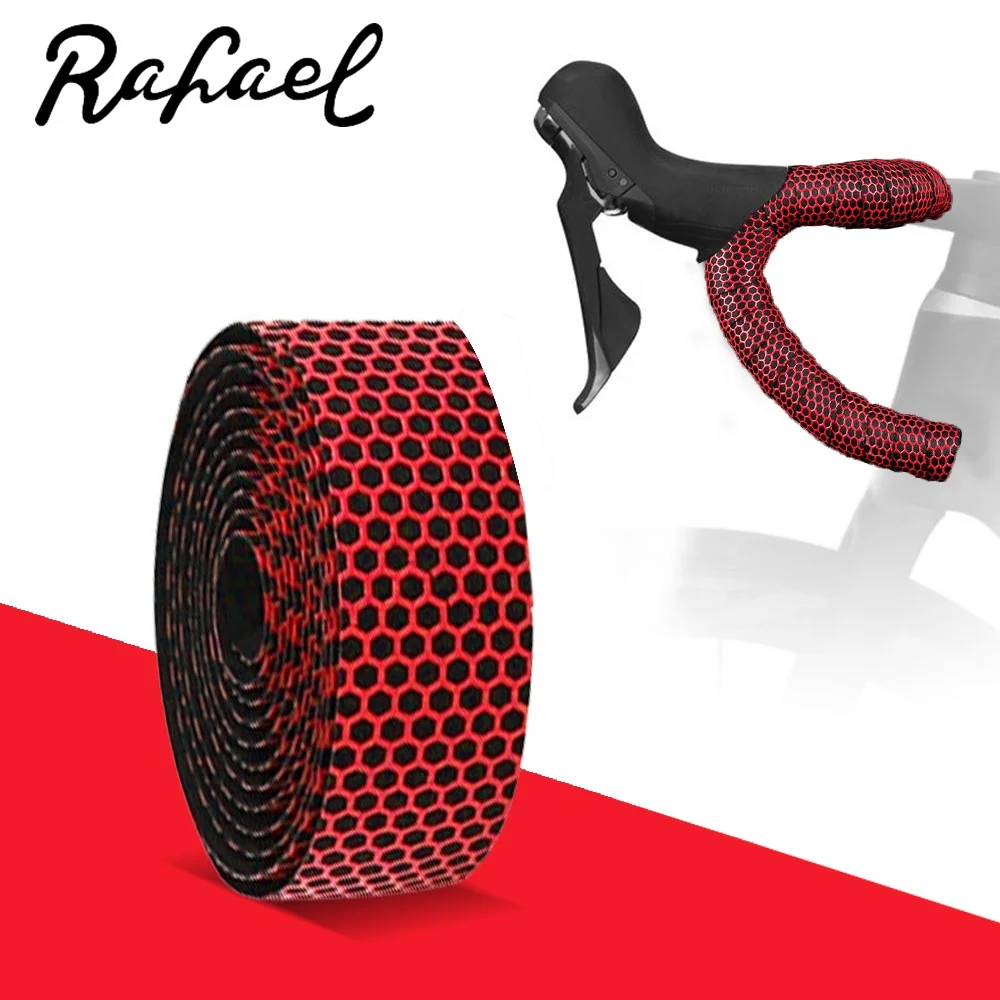 Rafael Road Bike Handlebar Tape with Anti-Skid and Shock absorption Silicon EVA PU Bicycle Handlebar Tape Wrap