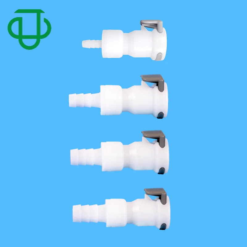JU CPC Valved In-Line Female Couplings Body Quick Disconnect Coupling Water Air Hose Connectors For Laser Beauty Equipment