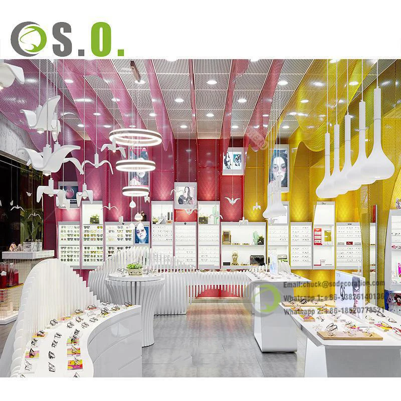 Hot Selling Sunglasses Shelf  Retail Glasses Display Rack Fashion Optical Store Showcase