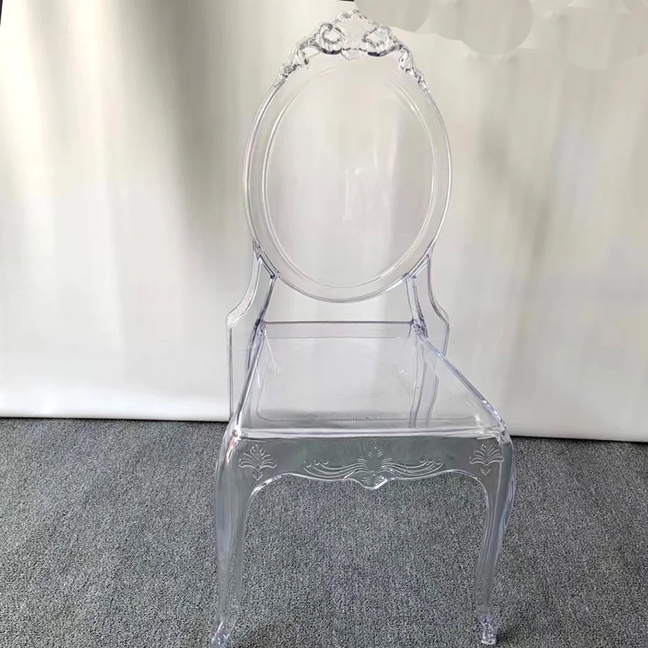 Wholesale Clear Transparent Acrylic Wedding Chair With  Plastic Chair