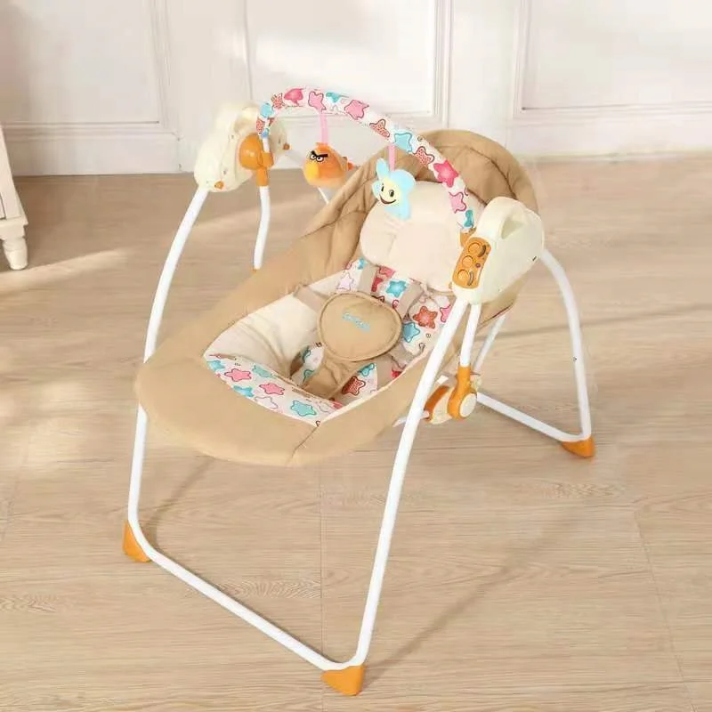 Baby Foldable Swing Cradle Rocking Chair With Music And bluetooth