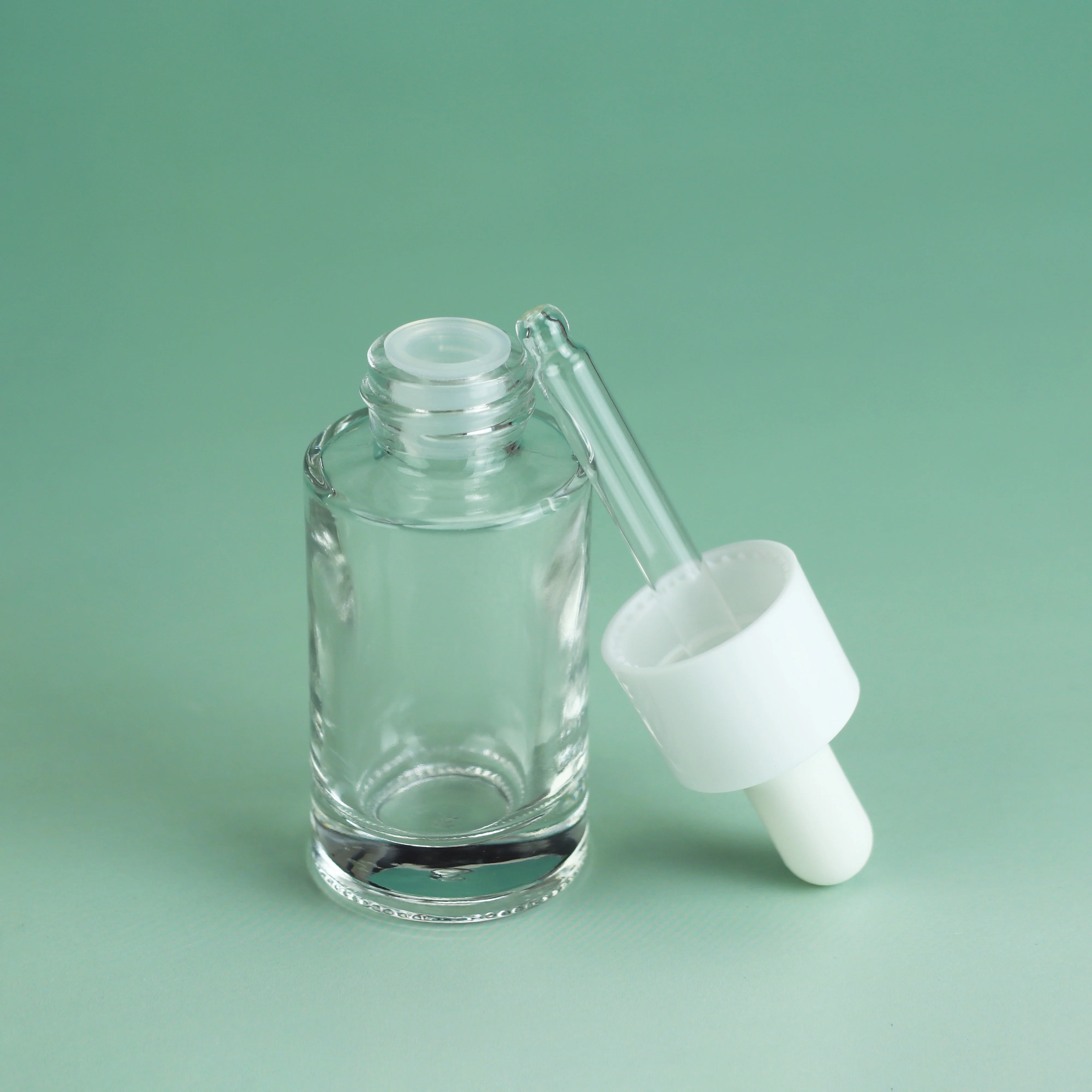 Thick-walled dropper  Clear glass serum container 5 ml 10 ml 15 ml 20 ml 30 ml 40 ml 50 ml 60 ml drop blood serum container
