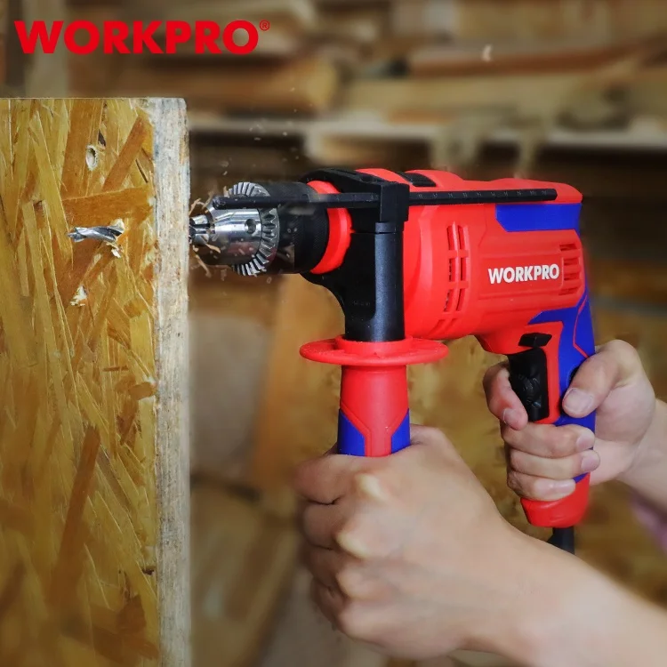 WORKPRO 13MM Professional Impact Drill Power Drill Tool Corded Electric Drill
