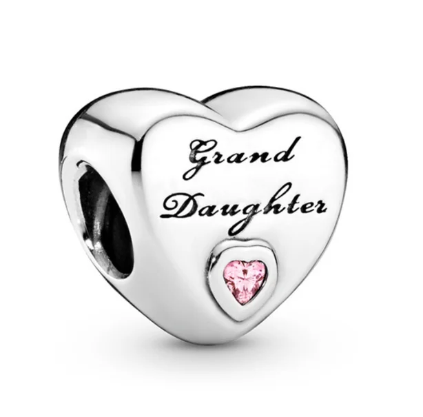 Big hole mom charm home family heart beads connector charms for jewelry making