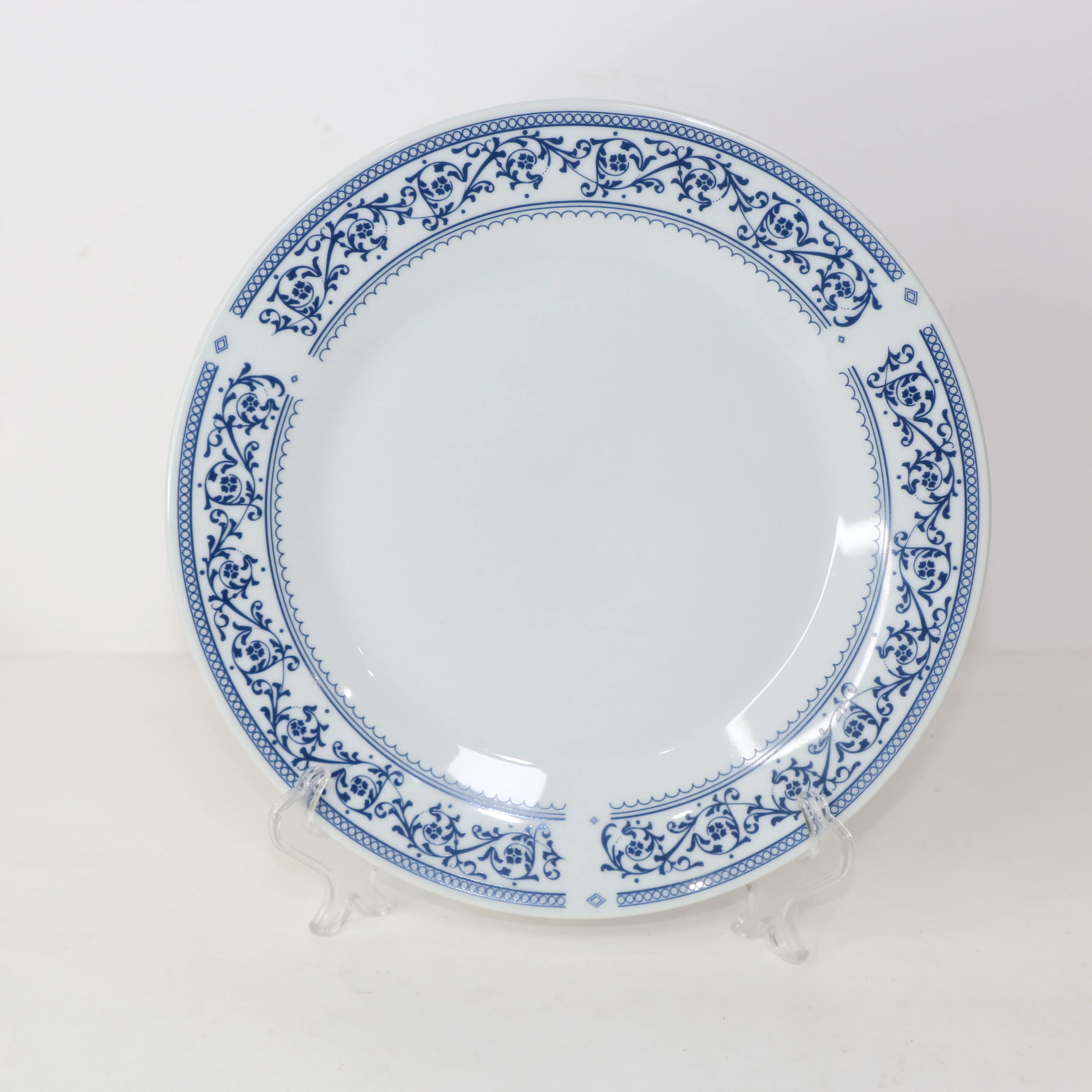 20 years experience 9 inch flat dinner plate meat plate porcelain dinnerware plate