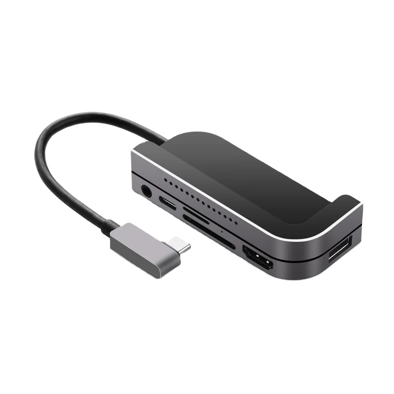 Type-c HUB USB C Dock For iPad Air 4th USB 3.0 HD 3.5mm PD Port Splitter Adapter Converter Air4 Tablet 6 in 1 Hub