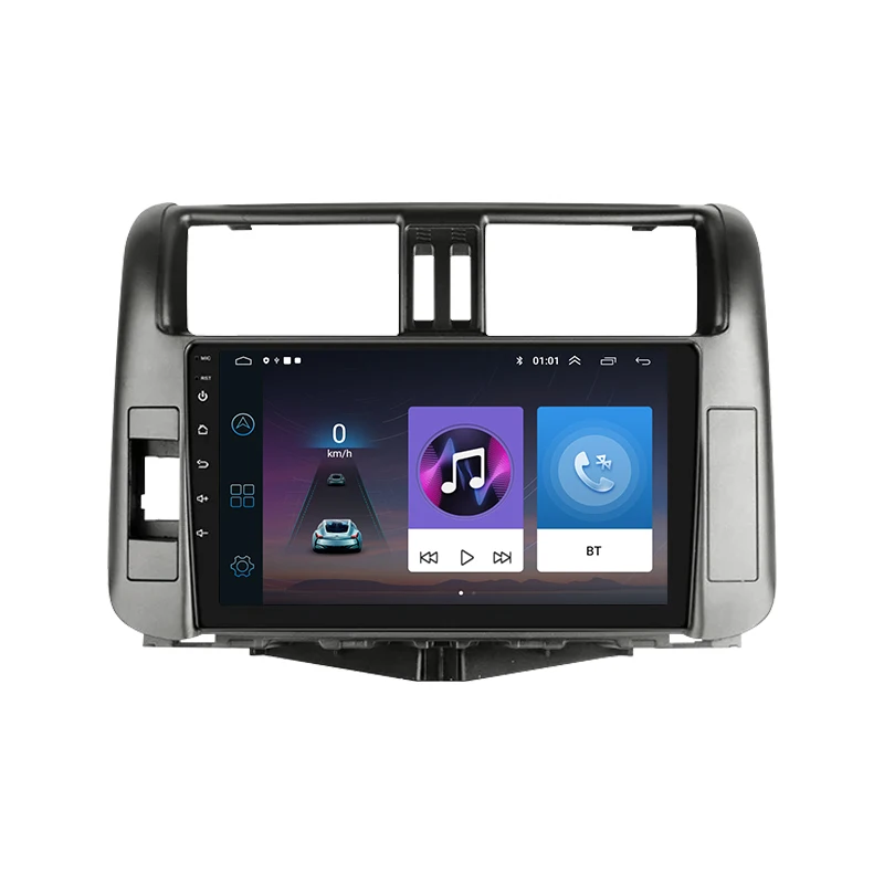 9inch Android13 Car Multimedia GPS Navigation Radio Player For Toyota Prado DVD Player With Wireless Carplay Auto Video Out