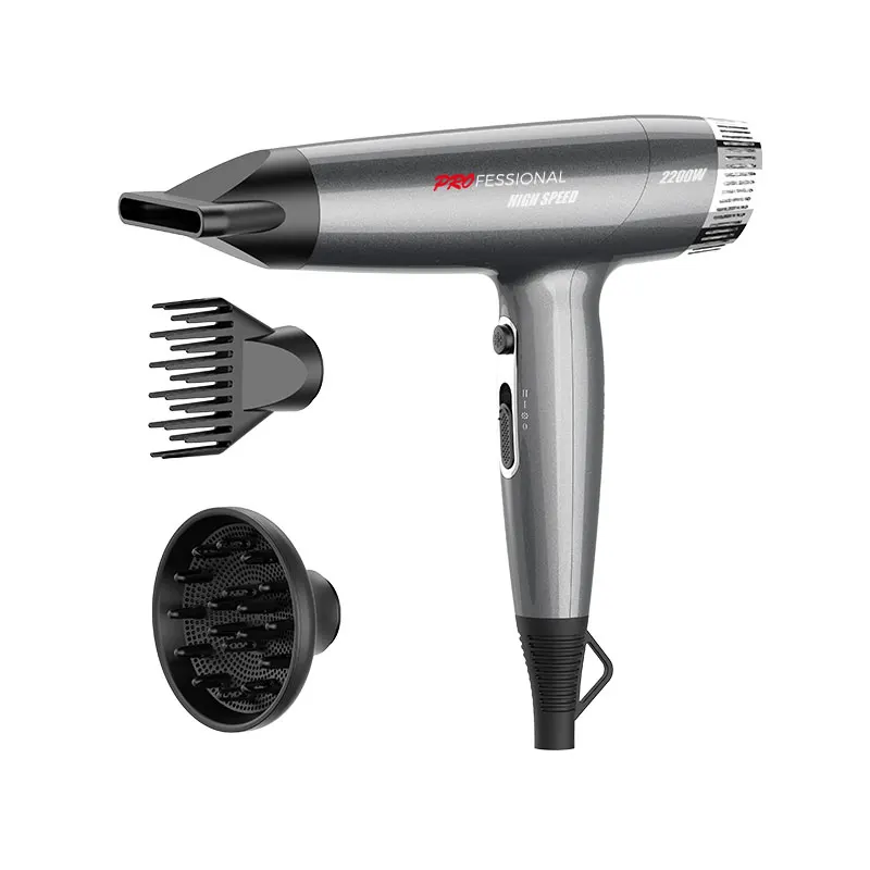Профессиональный производитель, 2200 Вт ионный фен, BLDC мотор, малошумный концентратор для сушки волос