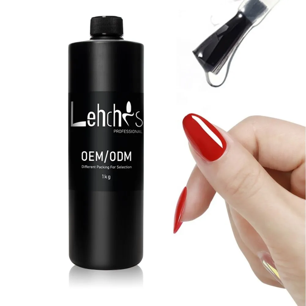 Прозрачный УФ-гель, 1 кг, сырье, не снимается, не протирается, долговечное, закаленное верхнее покрытие, Гель-лак для ногтей, OEM, оптовая продажа, блестящее верхнее покрытие для ногтей