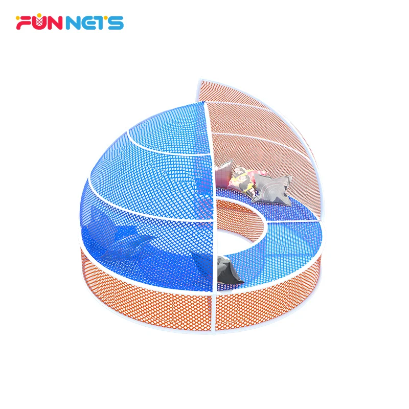 Павильонная конструкция Yun, коммерческая аттракцион, мягкая сетка для игры, детская Крытая сетка для приключений, оборудование для игровой площадки