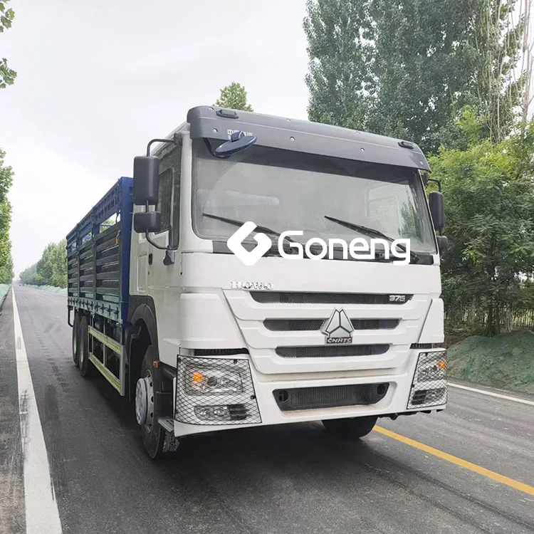 Для тяжелых условий перевозки сухих б/у связаться с sinotruk грузовик решетчатым тент грузовой Китай тяжелый автомобиль howo 6x4 секундная