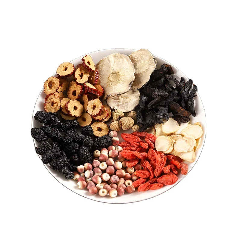 Wholesale Ginseng Five Treasure Tea Chinese wolfberry and jujube health tea For Men fertility tea