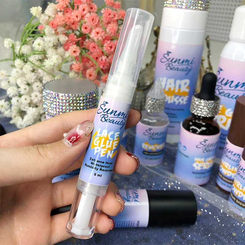 Best Selling Private Label Hair Mousse Lace Tint Hair Growth oil Glue Remover Lace Wig Glue Spray Wigs Install Kit