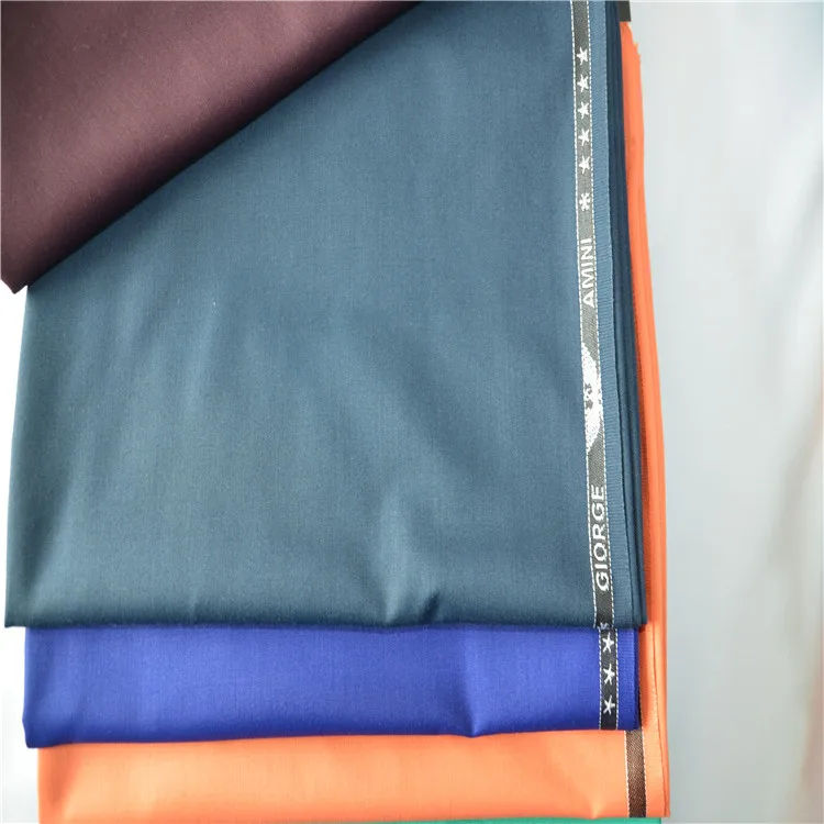 TR 80/20 210-220g/m Toyobo Soft Arabic Thobe Fabric Polyester Viscose Fabric For Men Suit