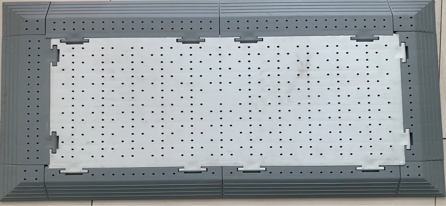 Plastic wedding event modular ground party floor cover wedding floor tile for grass protection