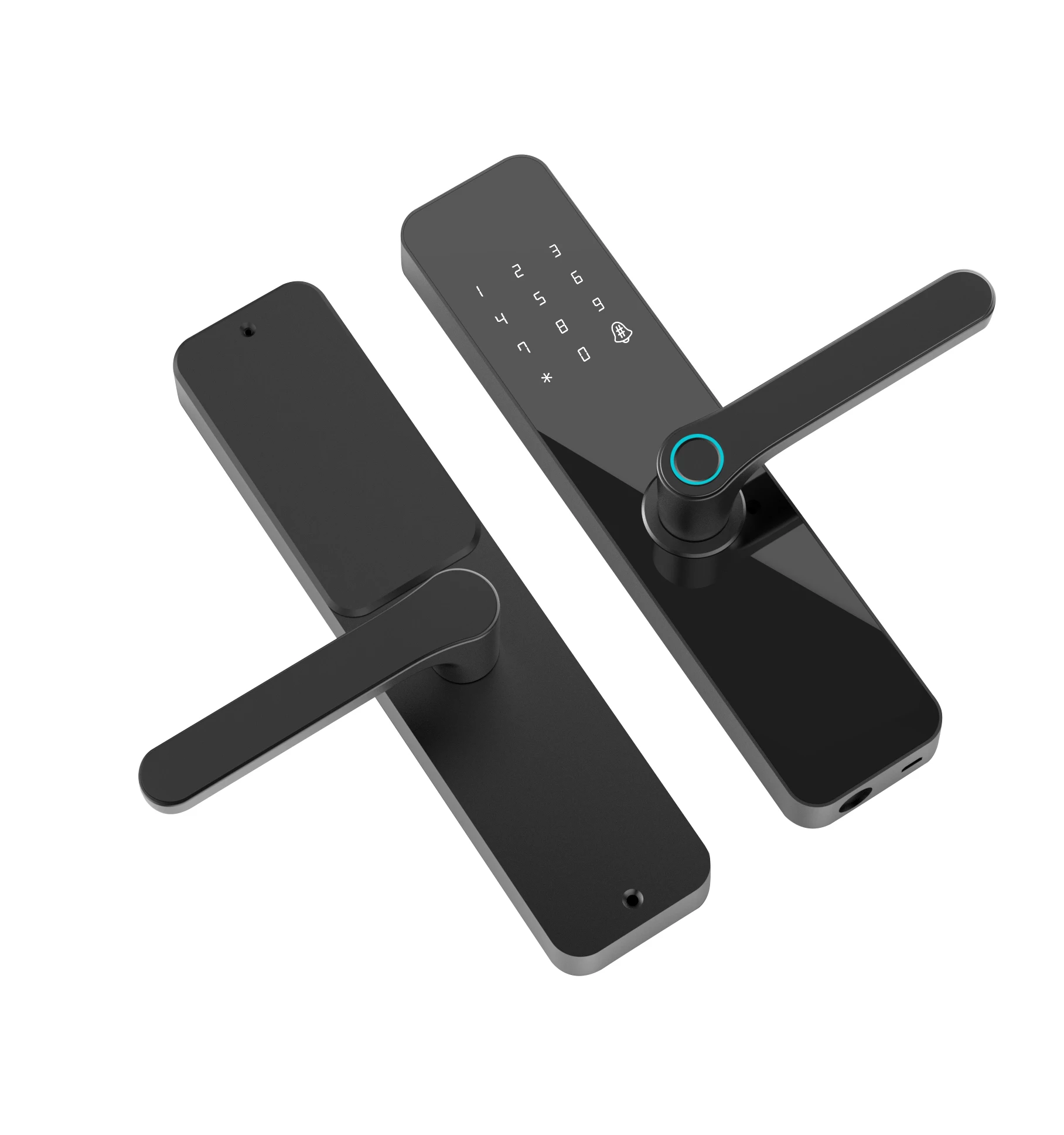 TOPTEQ Tuya Zigbee Wifi Lock Digital Electronic Lock Card Readers Magnetic Lock Handle