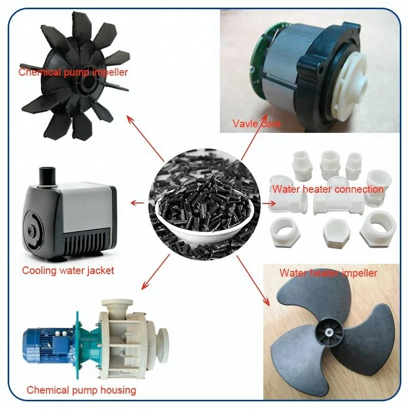 Xiamen LFT Flame retardant PPS filling 30% Glass Fiber Polyphenylene sulfide high strength thermoplastic resin composite for car