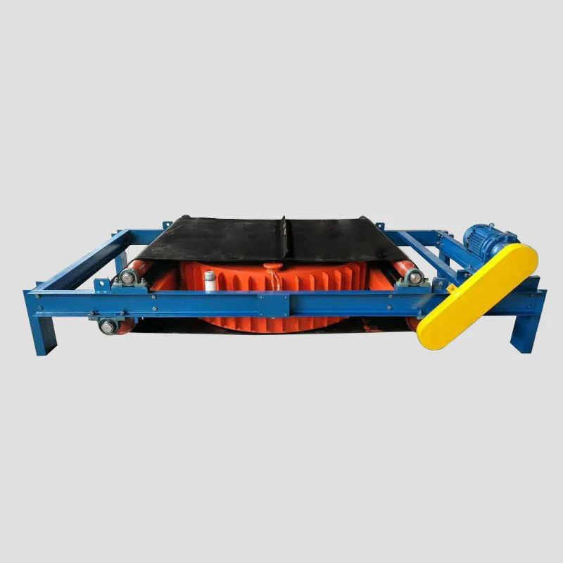 RCDD Continuous Self Cleaning Cross Belt electric magnetic separator for gold