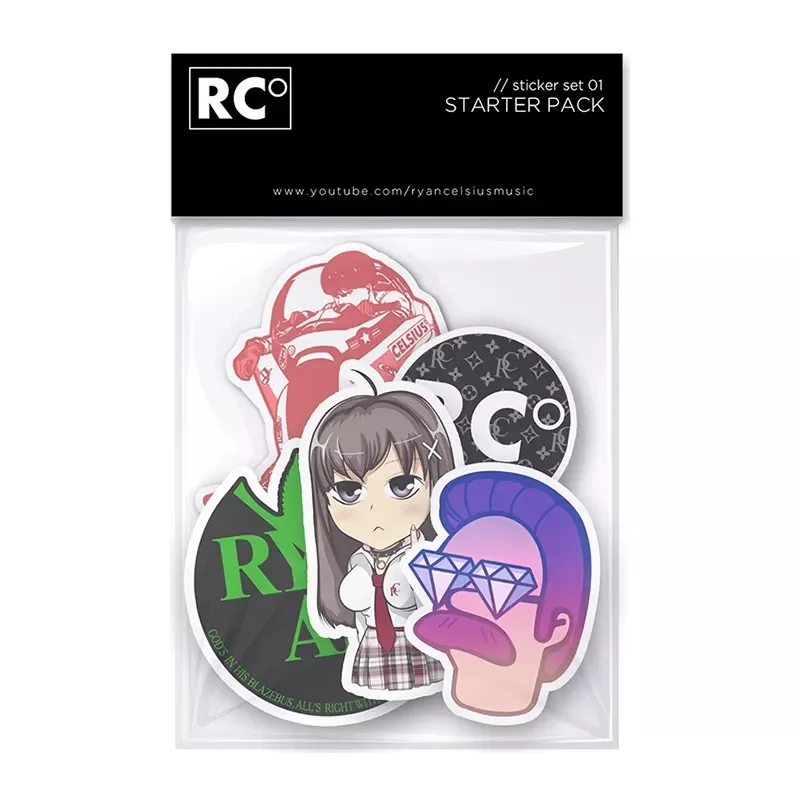 Personalized Logo Waterproof Cartoon Vinyl Stickers Print Die Cut kawaii Custom Stickers Pack