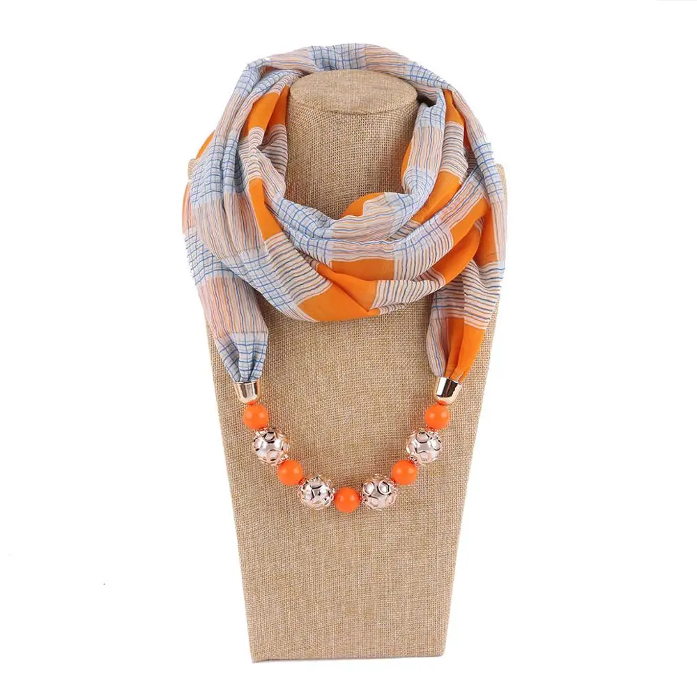 fashion pattern printed necklace scarf hijab