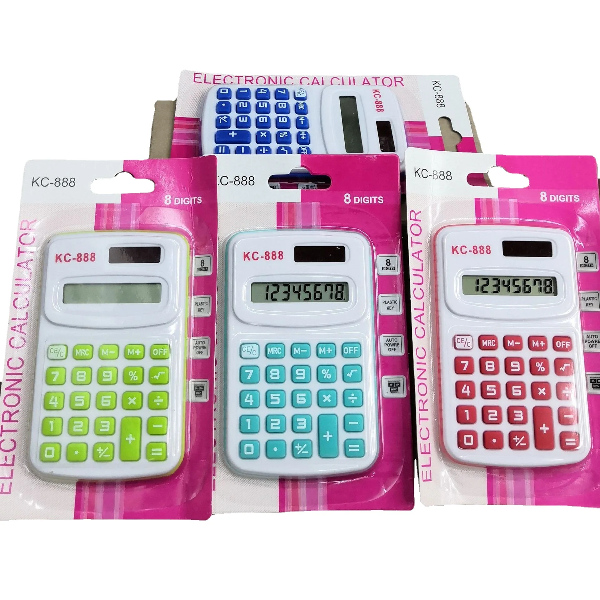 Best wholesale Cheap 8 digits colorful mini pocket Calculator electronic General Purpose Calculator