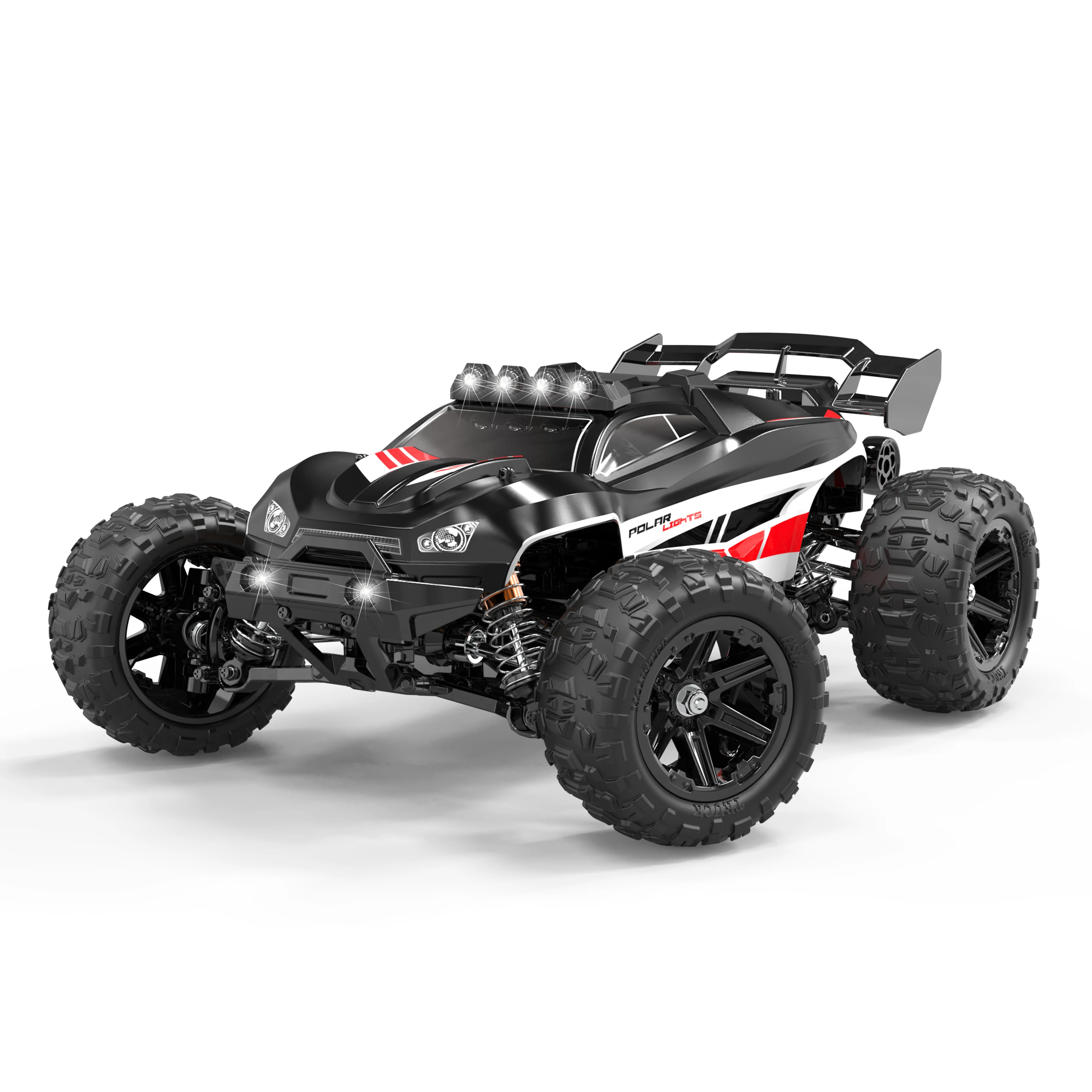 2.4G HS14421 14422 1/14 Brushless Full-scale High-speed RC Car 52km/h 4-wheel Drive Truck Black Green Toy Gift