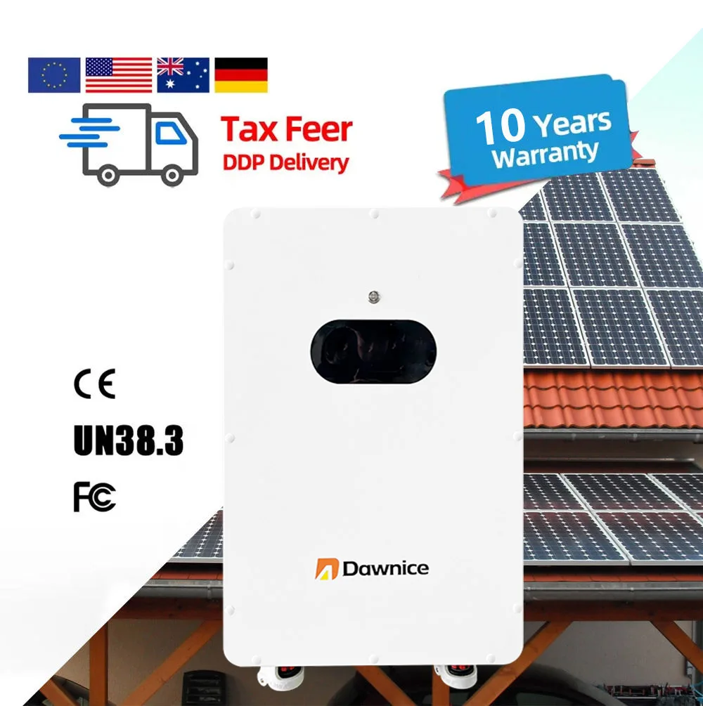 Dawnice Energy 5KV 5KW LTO Lifepo4 Lithium Battery Inverter Combo New 100AH power wall Battery Prismatic Storage Similar dawnice